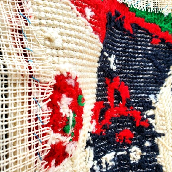 Vintage Gobelin Needlepoint Black Cat Kitten 14x14 Completed Canvas L 01.44 - Picture 9 of 12